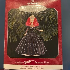 Holiday BARBIE ornament collectors 1998